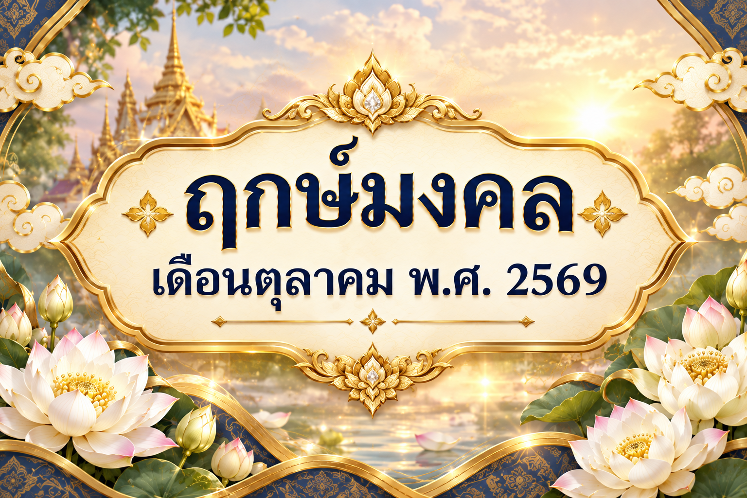 ฤกษ์ มงคล ตั้งชื่อ เปลี่ยนชื่อ ตั้งชื่อบริษัท เดือน ตุลาคม 2569